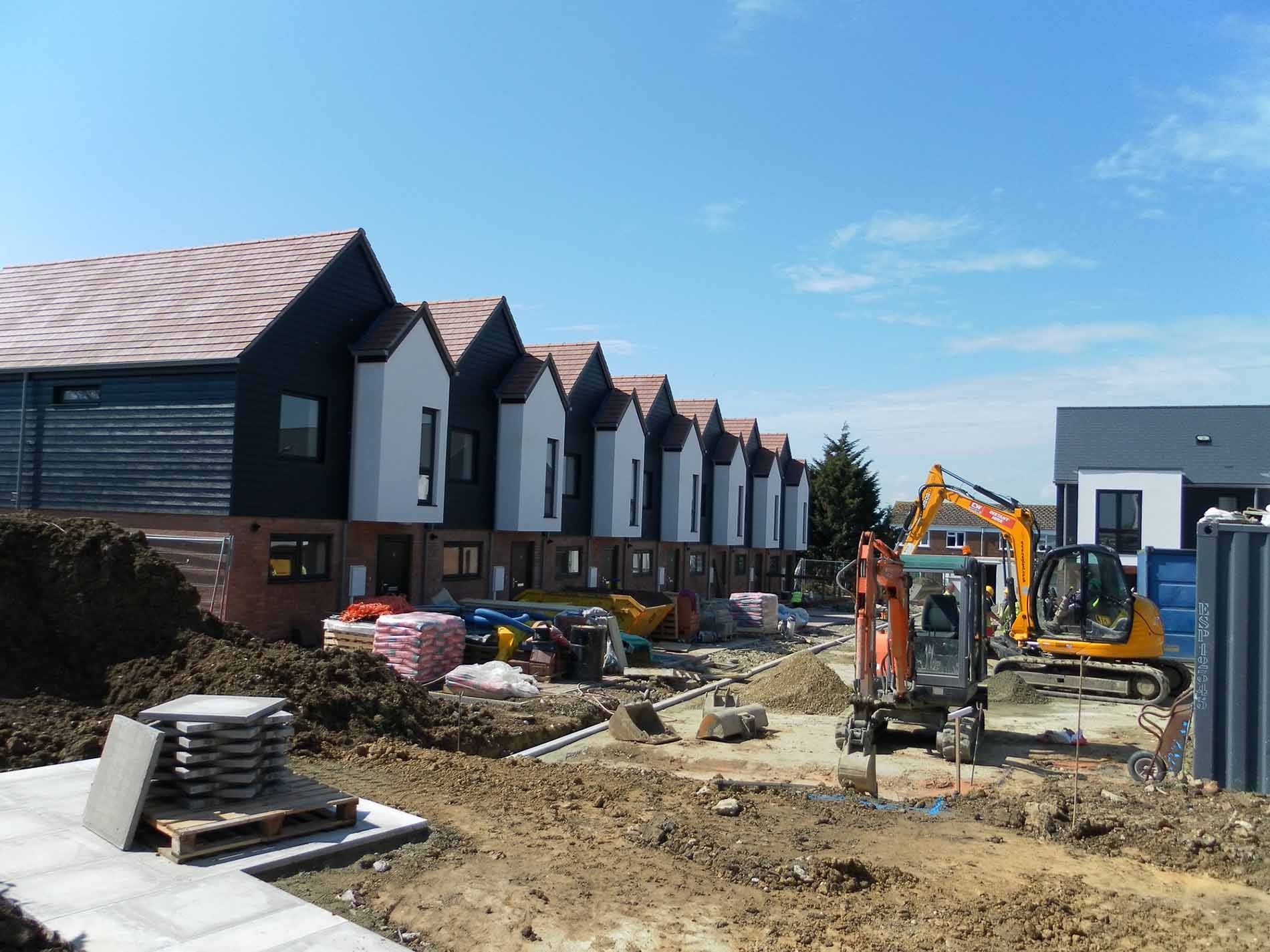 County Gutters Case Study Trinity Homes, Mustang guttering Image 2
