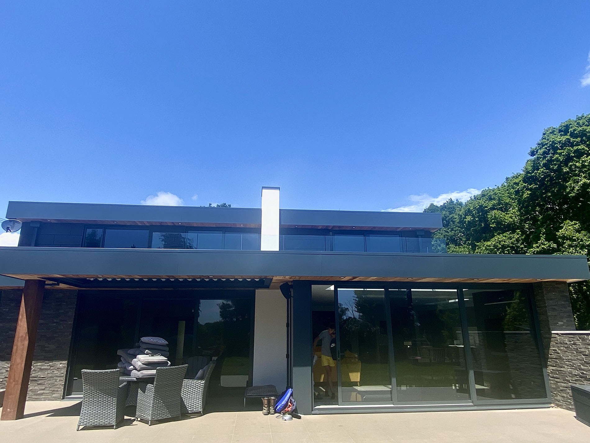 Roof Line and Coping | County Gutters Case Study