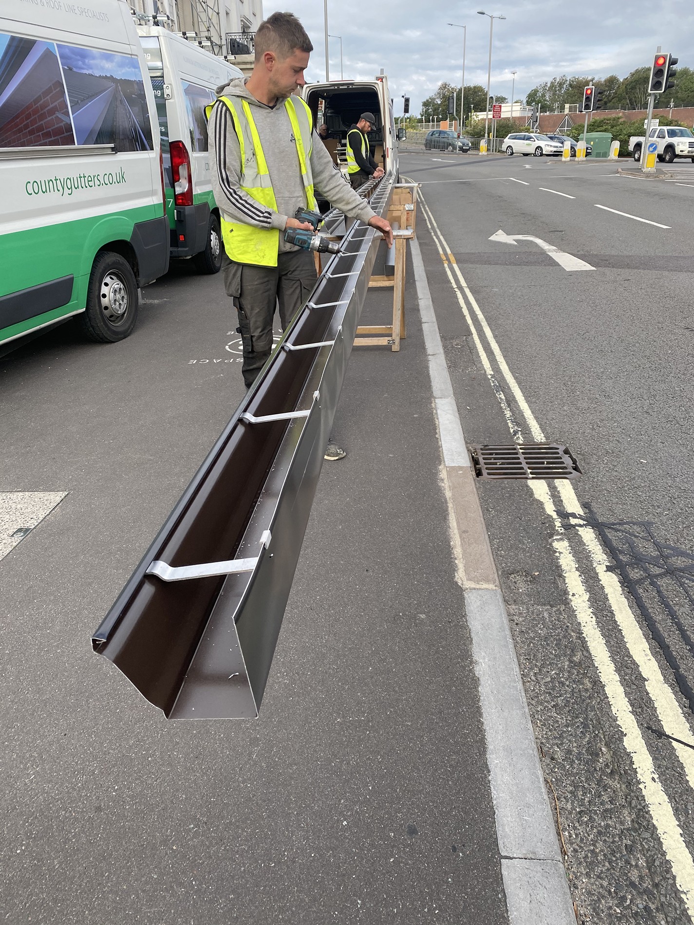 County Gutters News Seamless aluminium gutter Weymouth Image 4