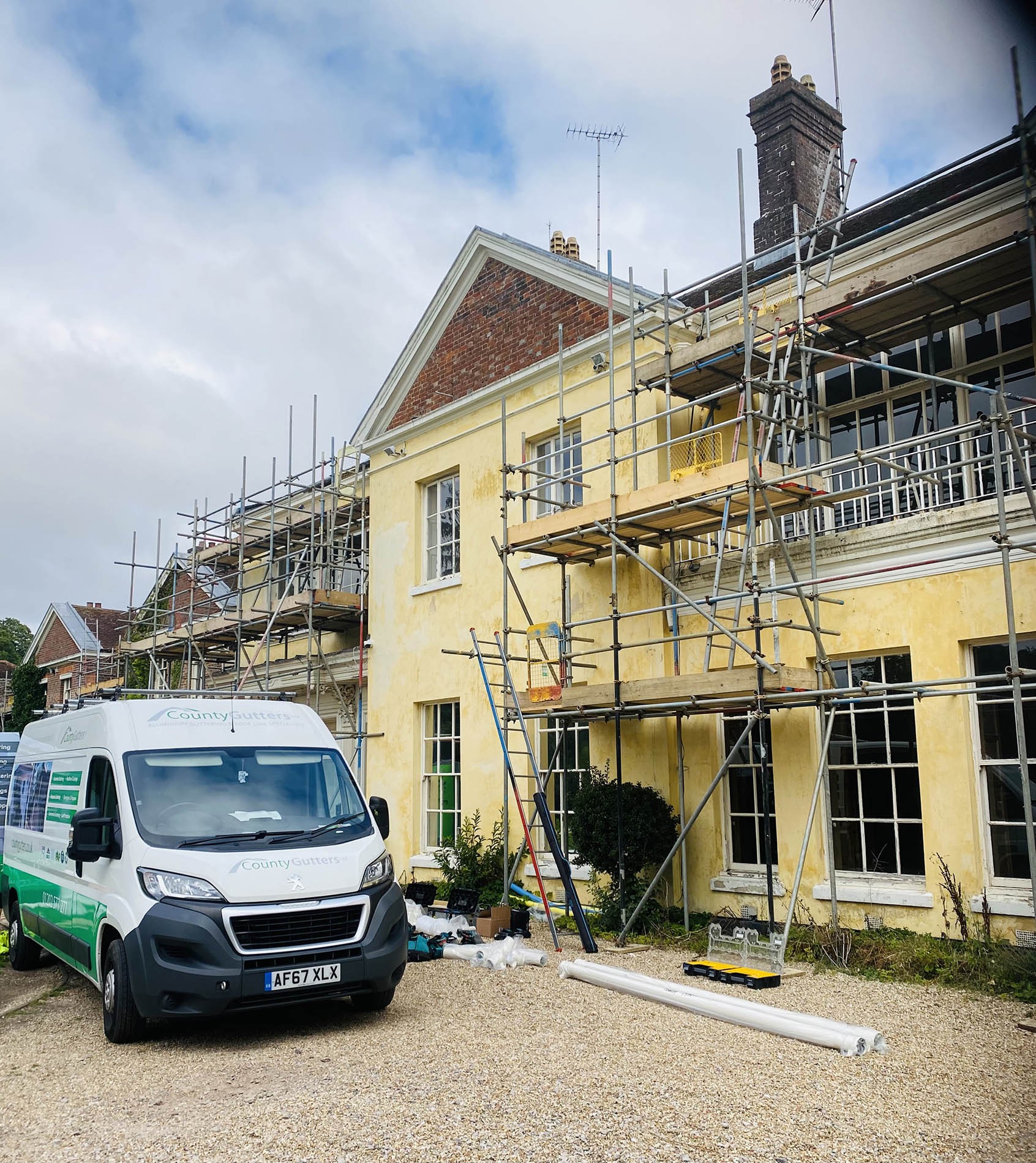 County Gutters News Listed school in West Sussex Image 3