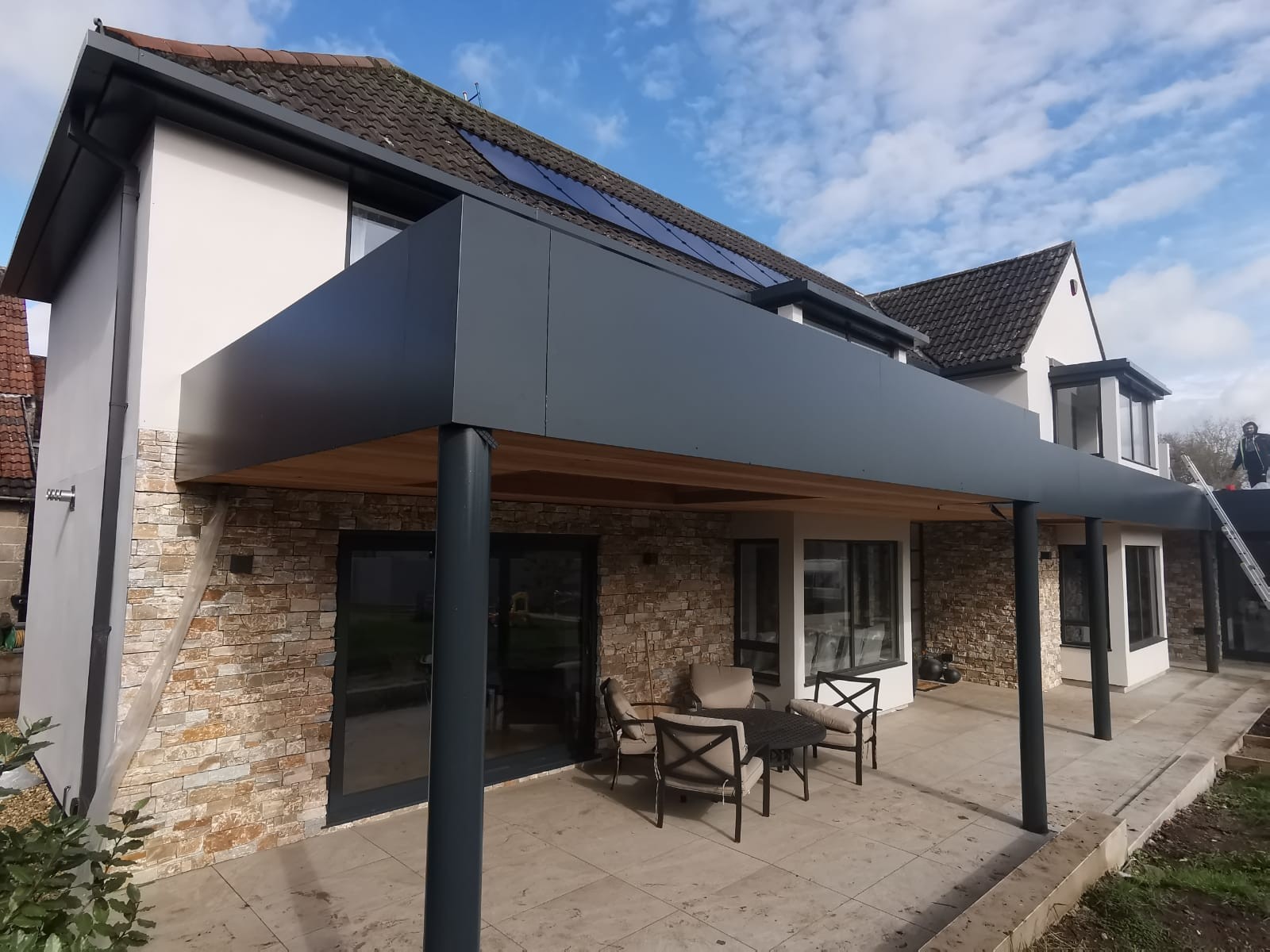 County Gutters Balcony fascia and soffit Wells image