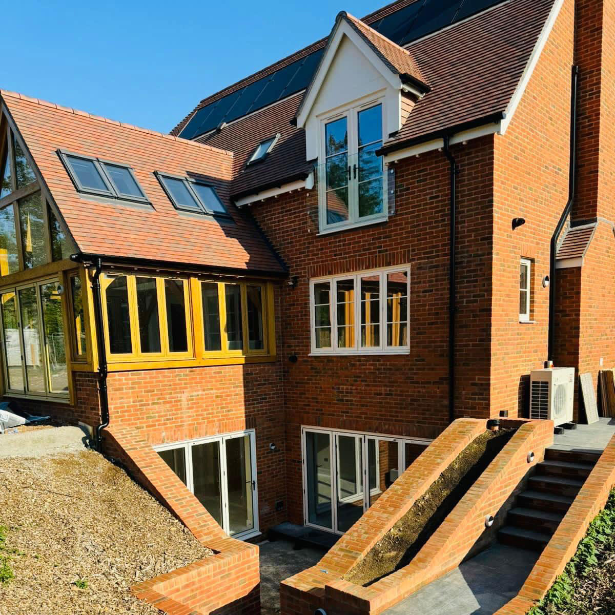 County Gutters News Cast Aluminium on New Build in Winchester Image 2