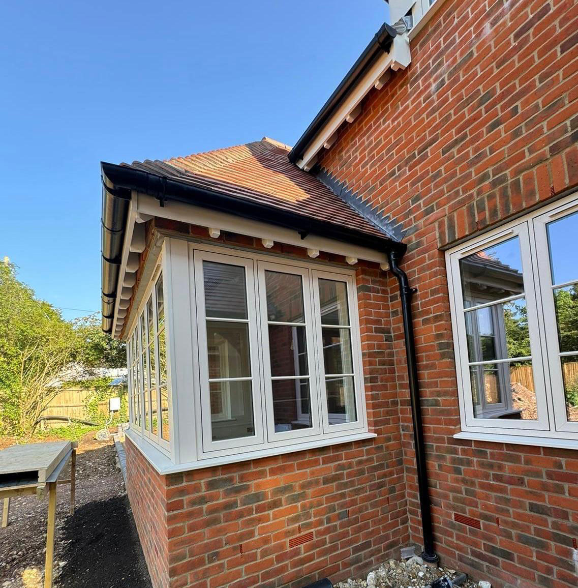 County Gutters News Cast Aluminium on New Build in Winchester Image 4