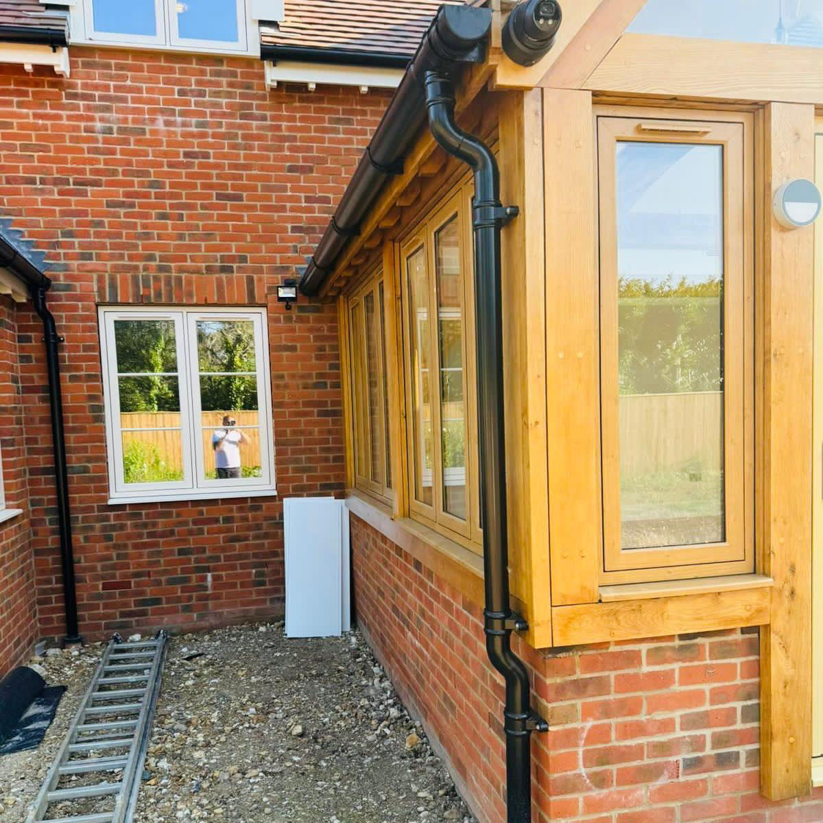 County Gutters News Cast Aluminium on New Build in Winchester Image 5