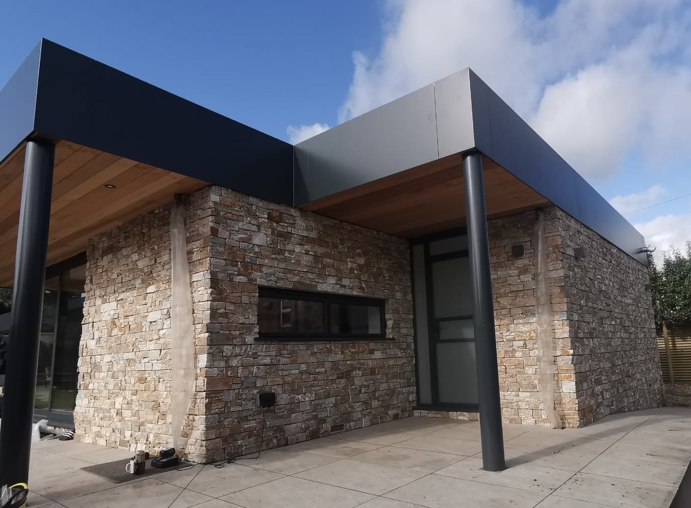 County Gutters Case Study Aluminium fold over fascia in Wells Image 3