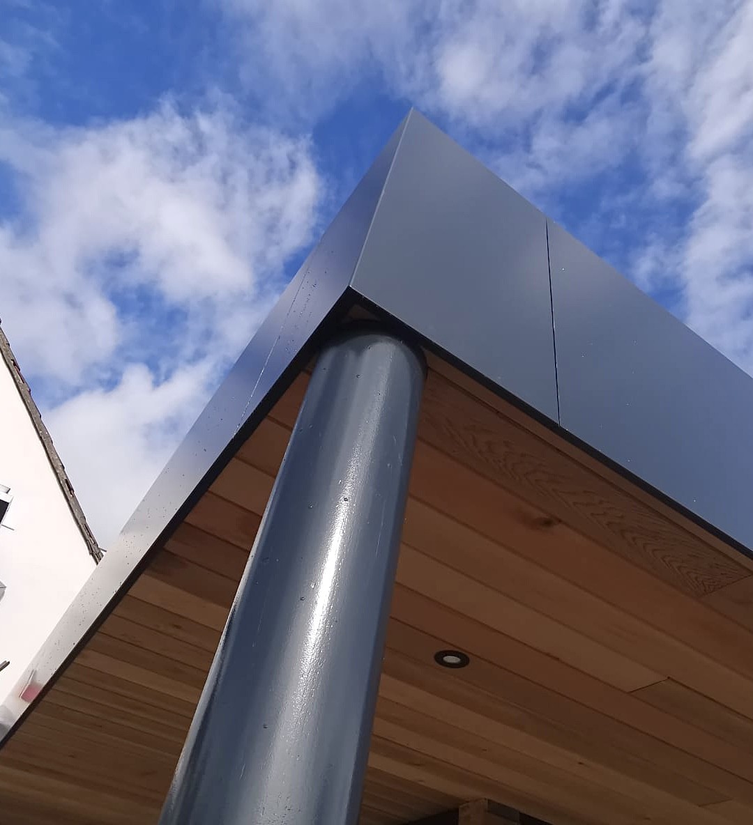 County Gutters Case Study Aluminium fold over fascia in Wells Image 4