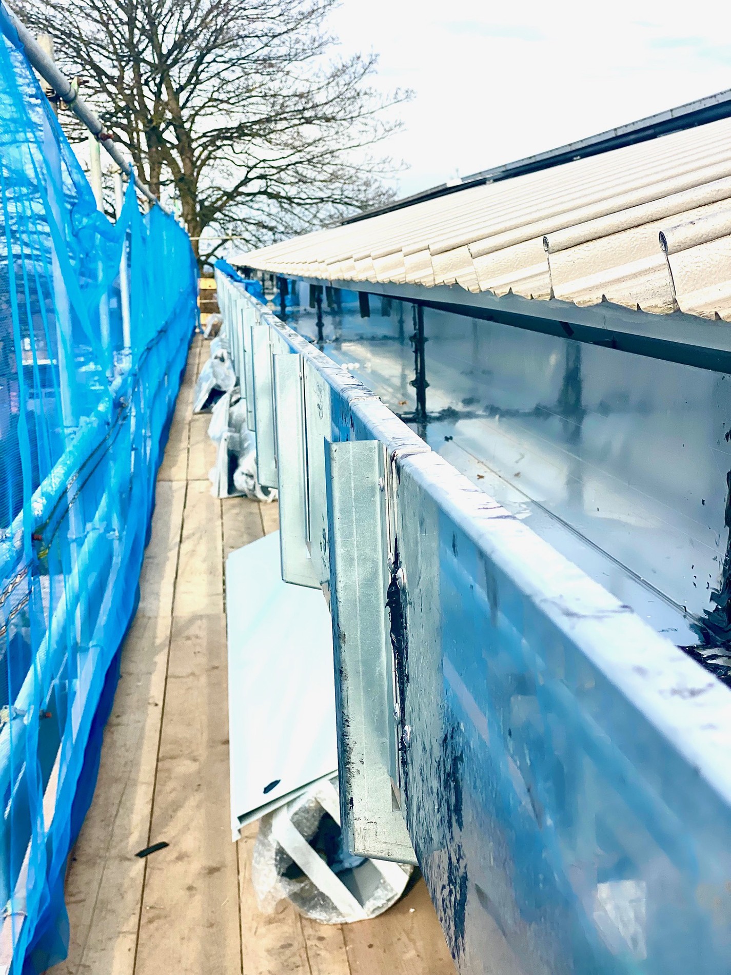 County Gutters Case Study Godalming College Sports Centre Image 3