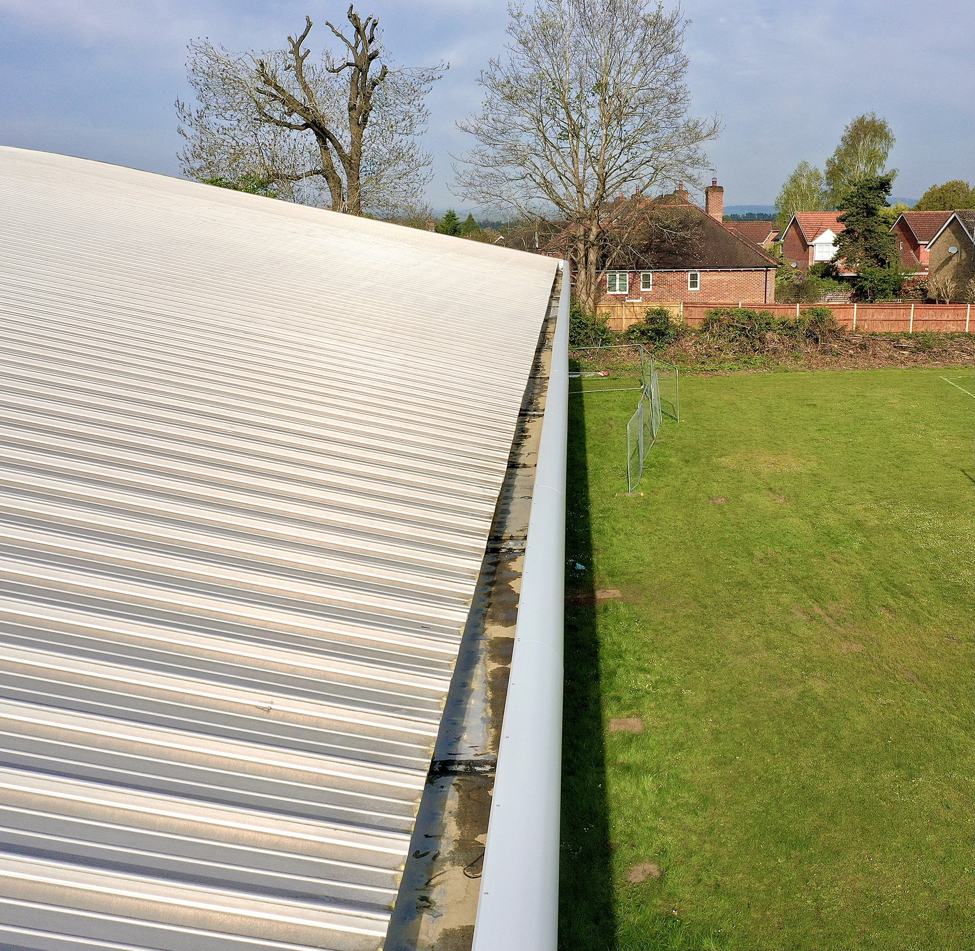 County Gutters Case Study Godalming College Sports Centre Image 6