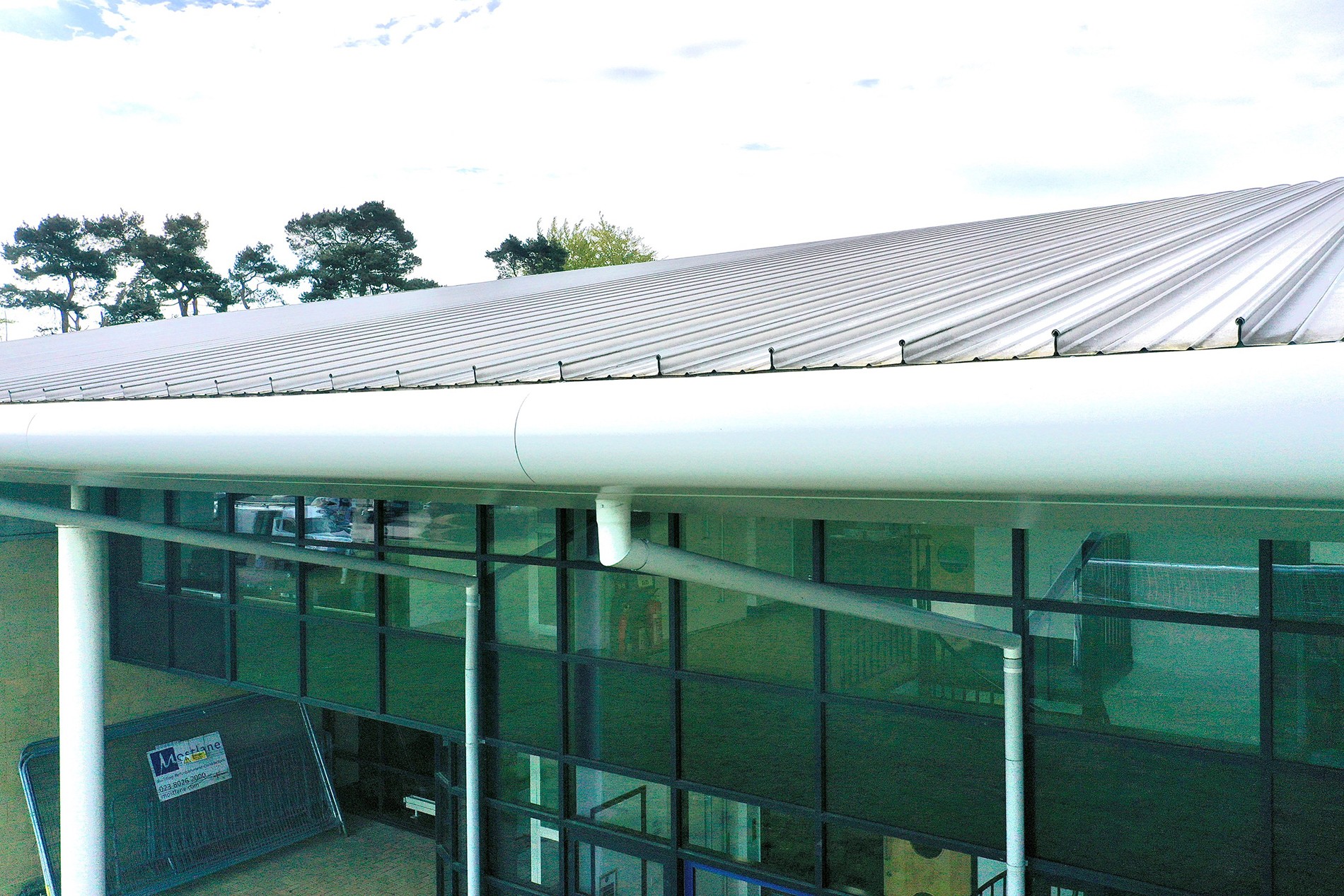 County Gutters Case Study Godalming College Sports Centre Image 7