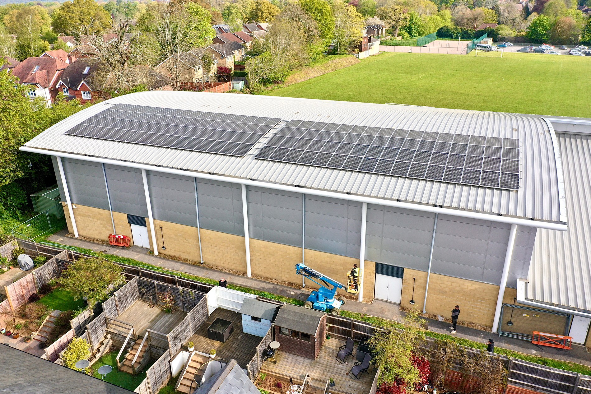 County Gutters Case Study Godalming College Sports Centre Image 10