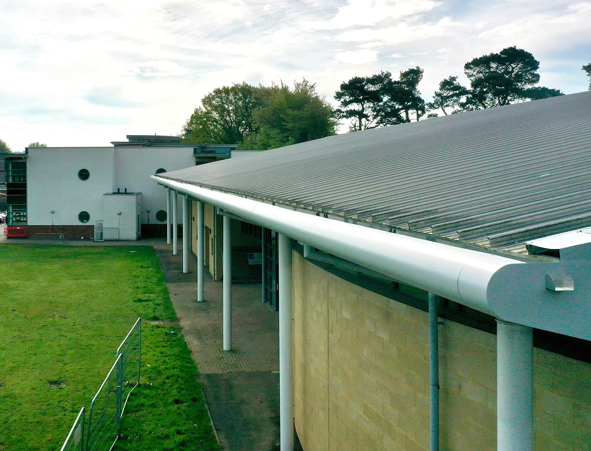 County Gutters Case Study Godalming College Sports Centre Image 11