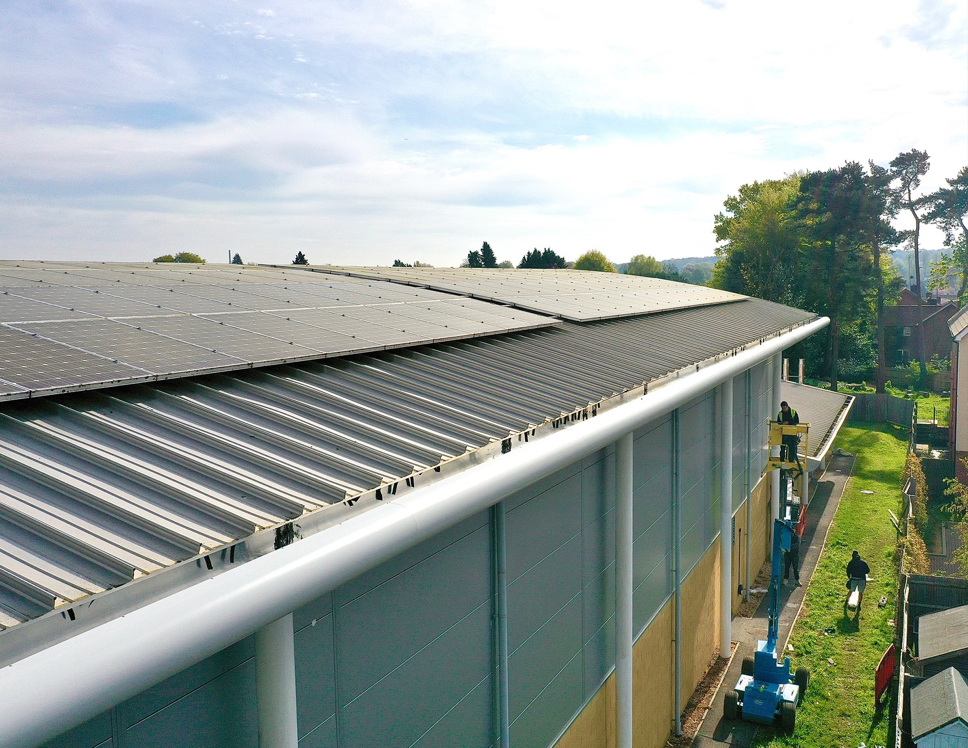 County Gutters Case Study Godalming College Sports Centre Image 12