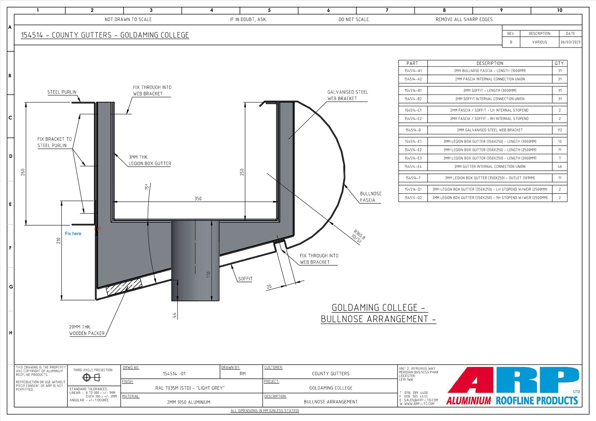 County Gutters Case Study Godalming College Sports Centre Image 13