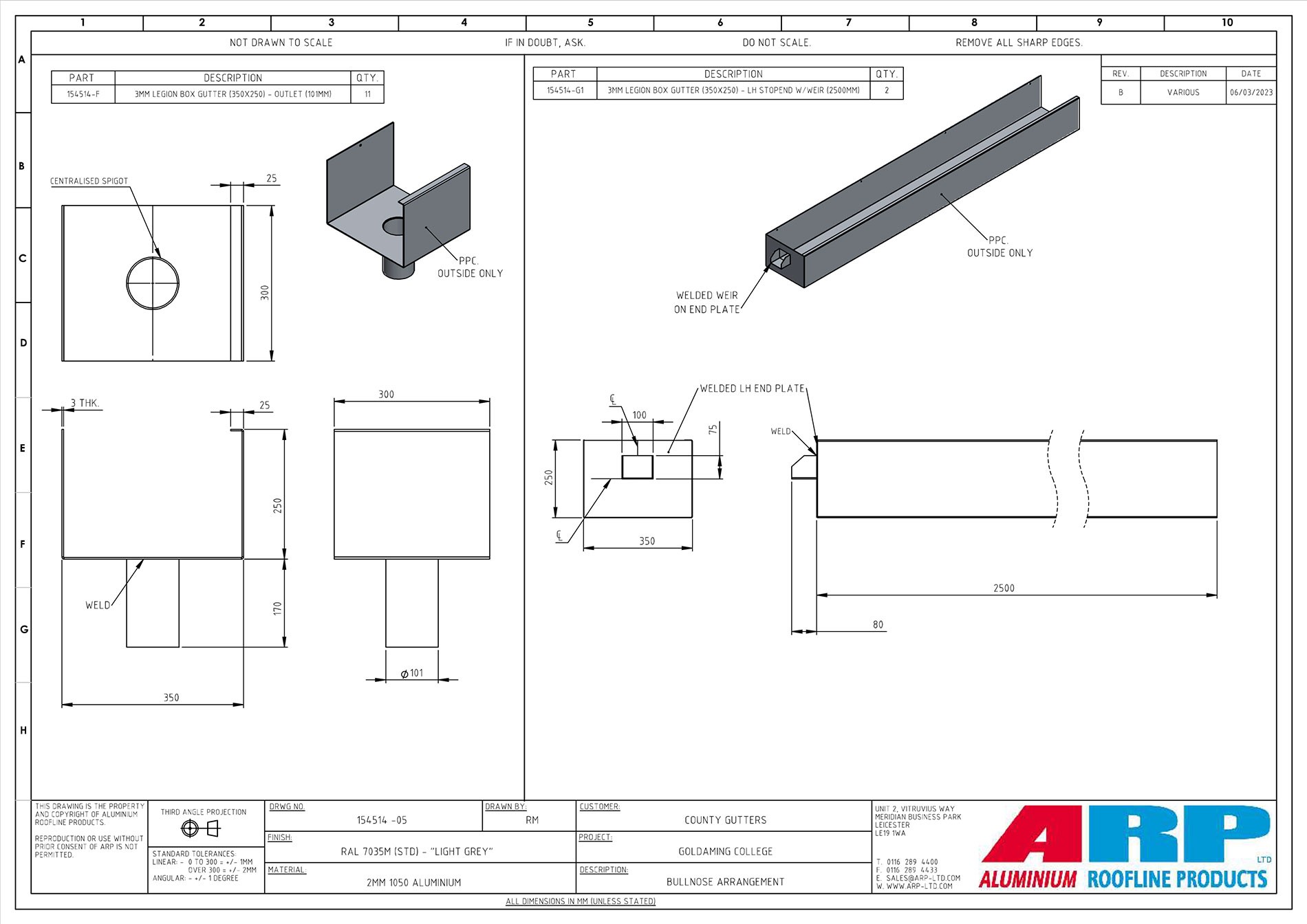 County Gutters Case Study Godalming College Sports Centre Image 17