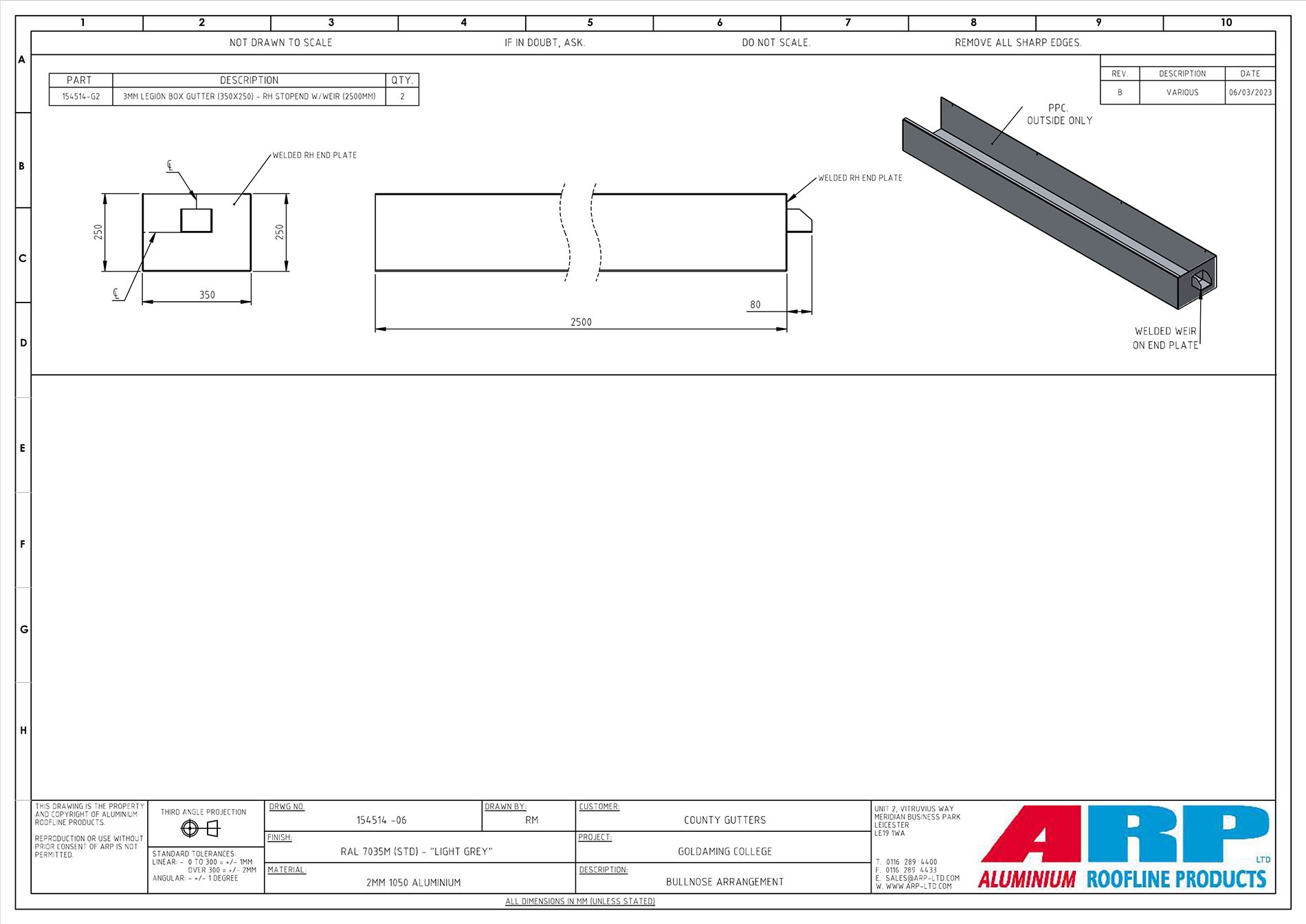 County Gutters Case Study Godalming College Sports Centre Image 18