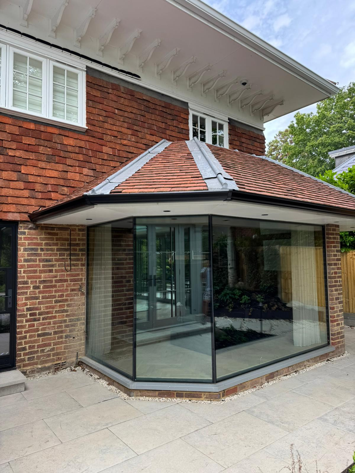 Seamless Aluminium Guttering Installation in Cobham Image