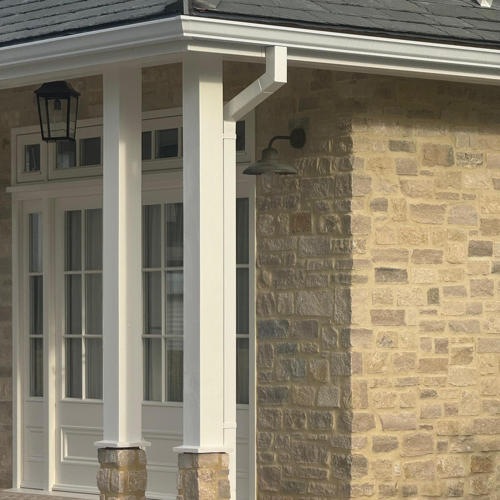 County Gutters Case Study Sandbanks Coastal Property Aluminium Soffit and Mustang Guttering Installation Image 4