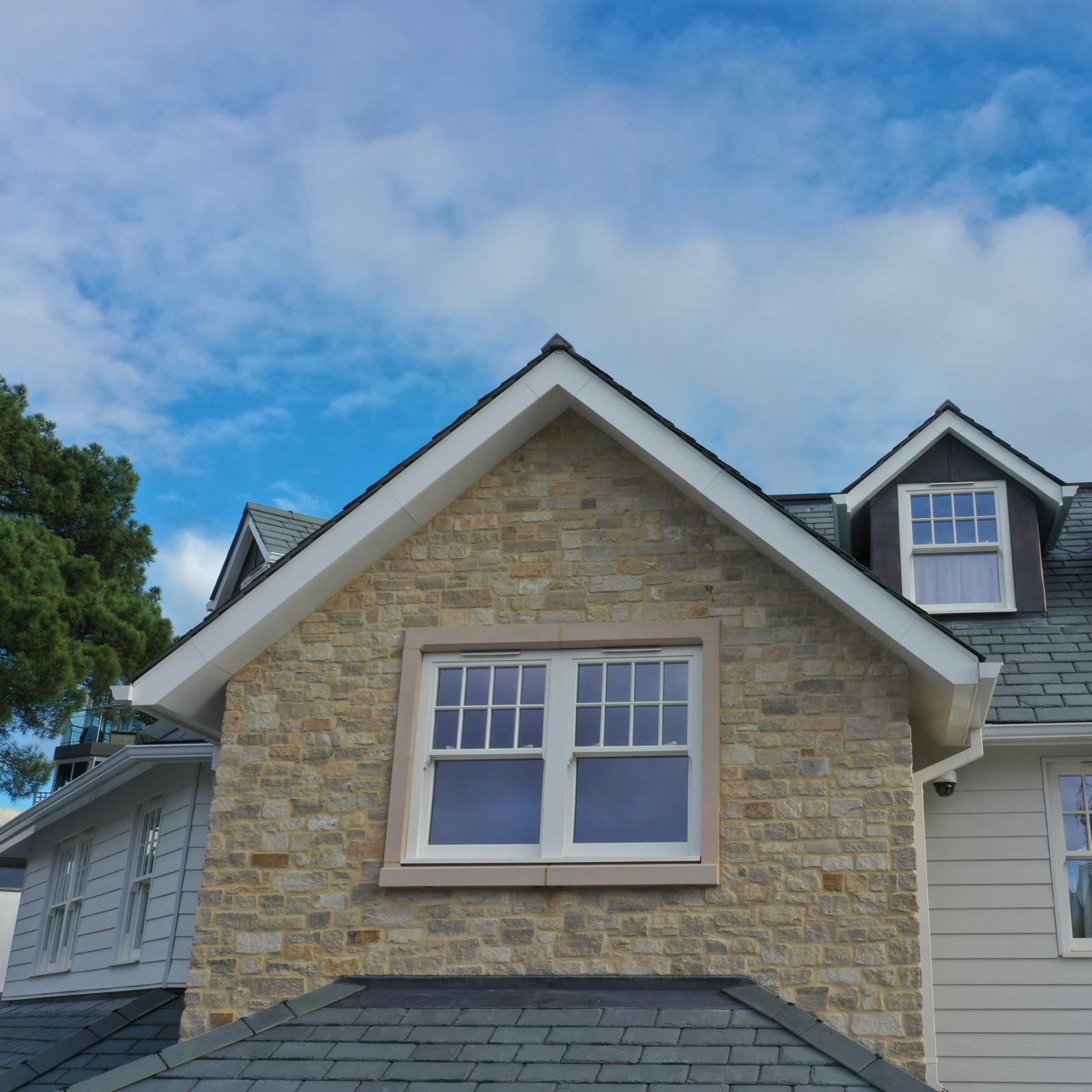County Gutters Case Study Sandbanks Coastal Property Aluminium Soffit and Mustang Guttering Installation Image 7